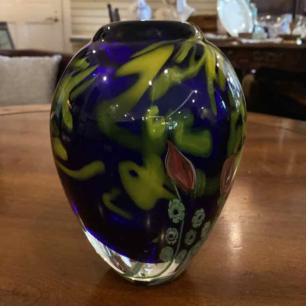Kusak Glass Hand Blown Vase
