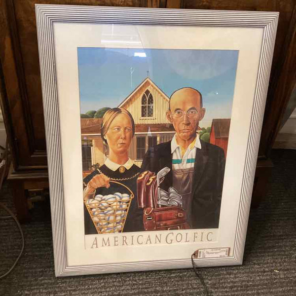 Print "American Golfic"
