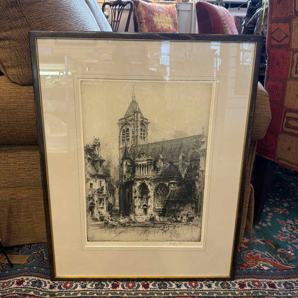 Notre Dame Bourges Framed Art