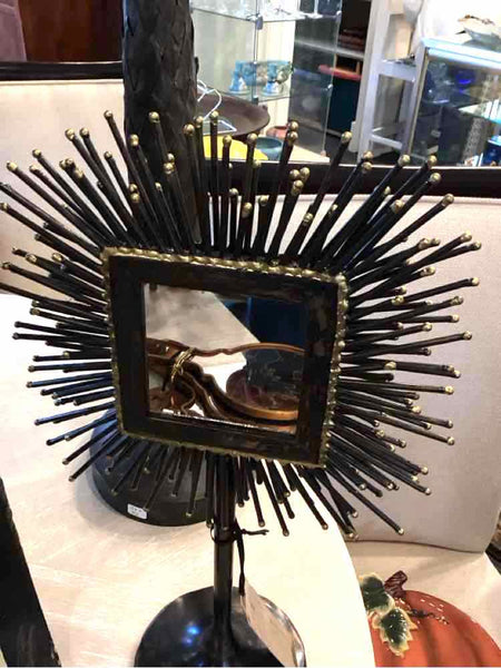 Starburst Mirror on Stand