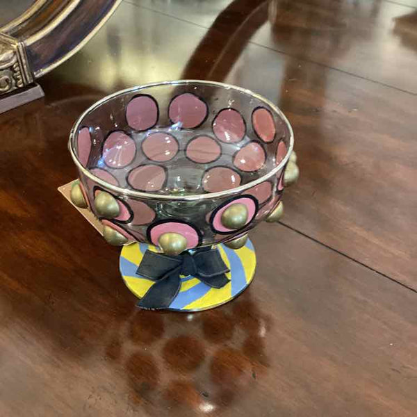 Mackenzie-Childs Compote Bowl