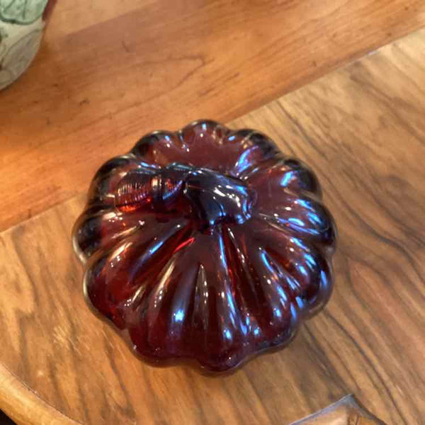 Amber Glass Pumpkin