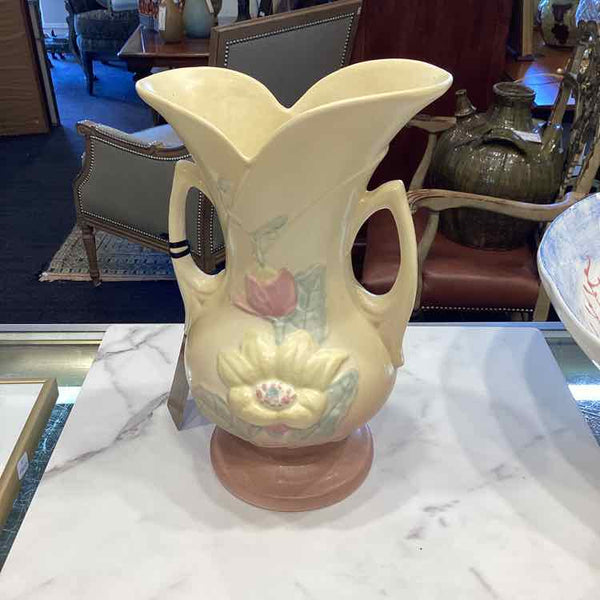 Hull Yellow Vase w/Handles