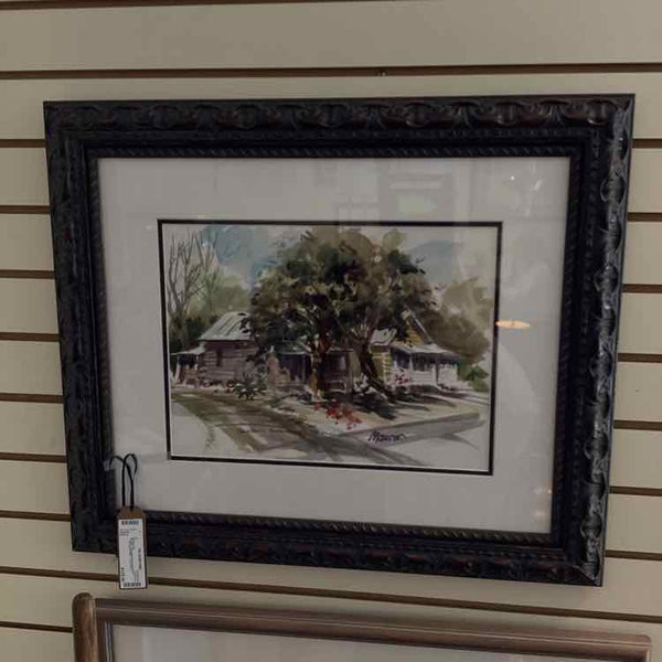 "Downtown Fernandina" Watercolor By William Maurer
