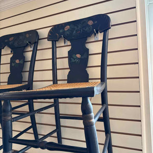 Black Painted Fancy Chair