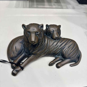 Pair Of Bronze Lions