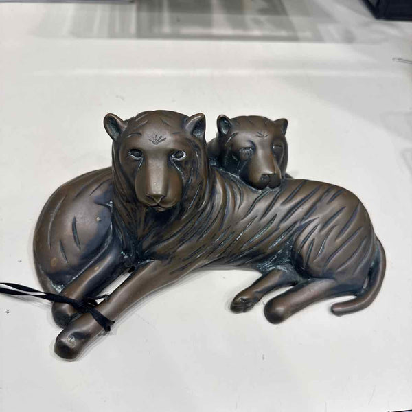 Pair Of Bronze Lions