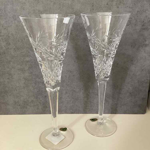 Pair of Waterford "Celebration" Flutes