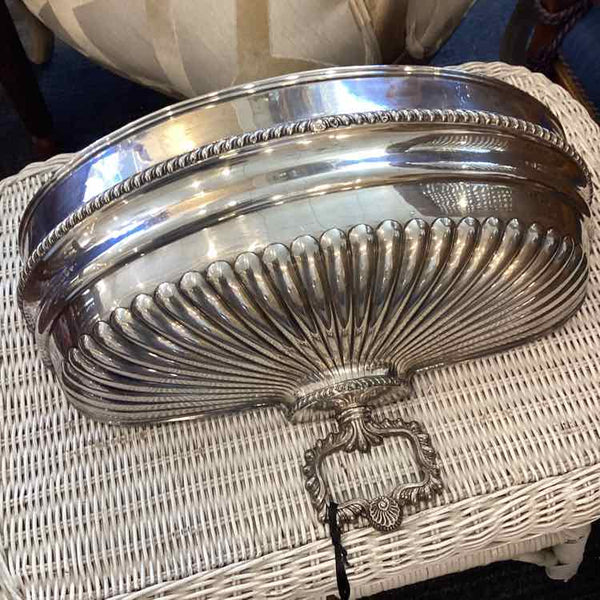 Silverplate Wall Pocket Planter
