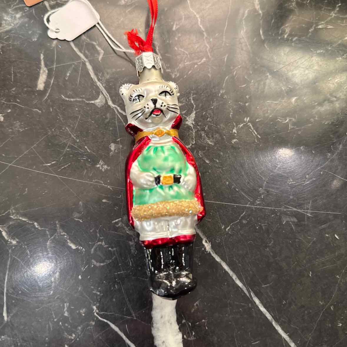 Radko Puss and Boots Ornament