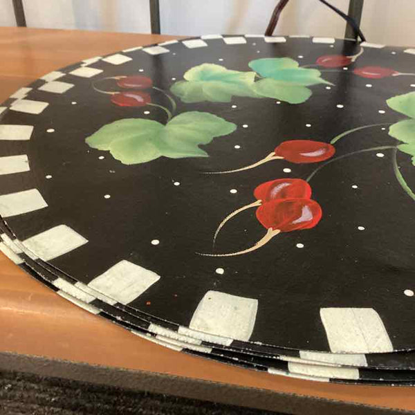 Seven Droll Black Radish Placemats