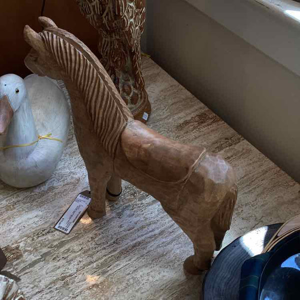 Carved Wooden Horse