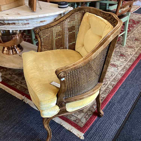Hibriten Gold Velvet Chair
