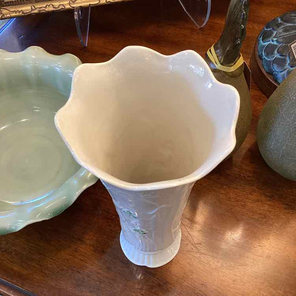 Belleek Shamrock Vase