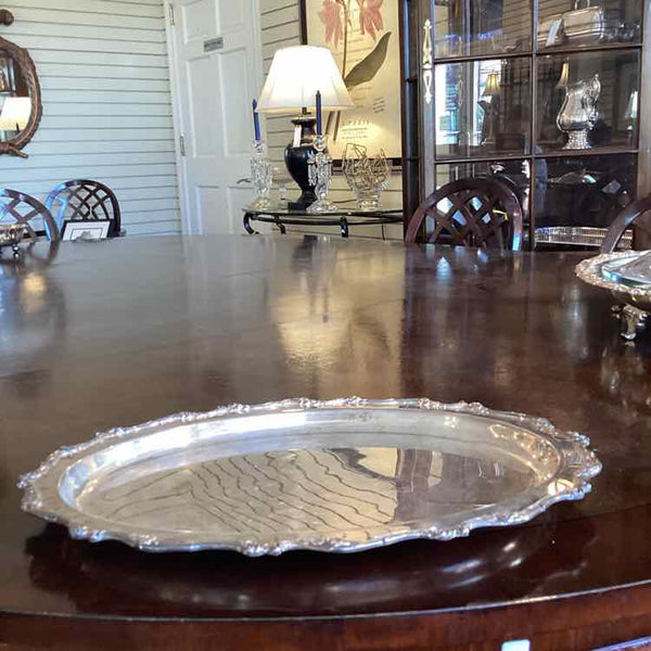 Silverplate Oval Tray