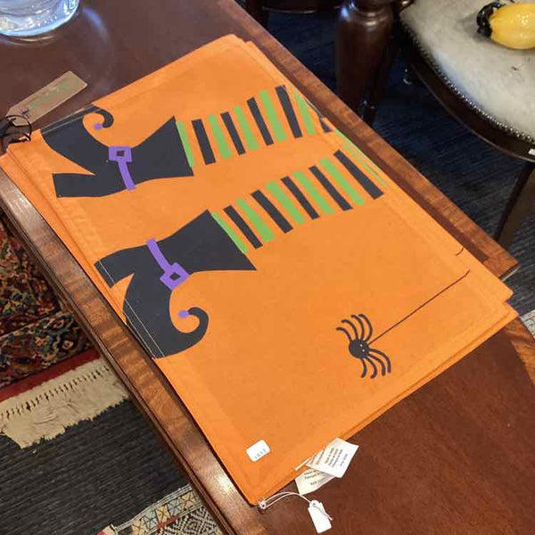 Set of 4 Halloween Witch Placemats