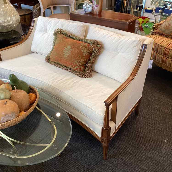 "As Is" MCM Ivory Settee