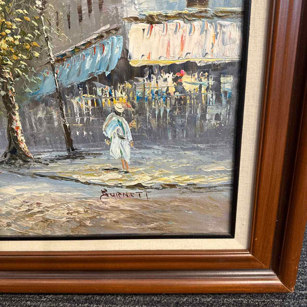 Signed European Street Scene