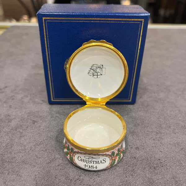 Halcyon Enamel 1984 Christmas Box