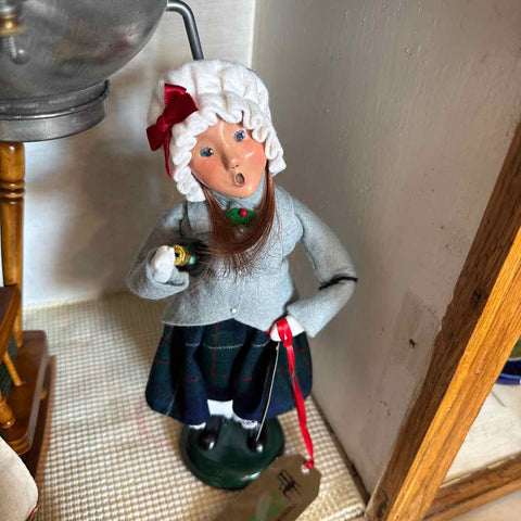 Byers' Choice Girl With Pickle