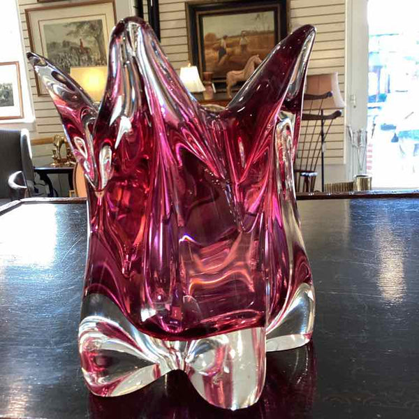 Hospopka Pink Glass Vase