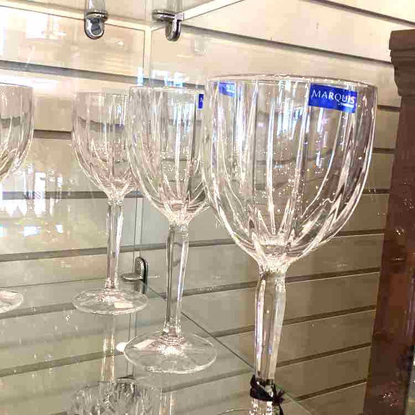 Four Waterford Marquis Omega Wine Glasses