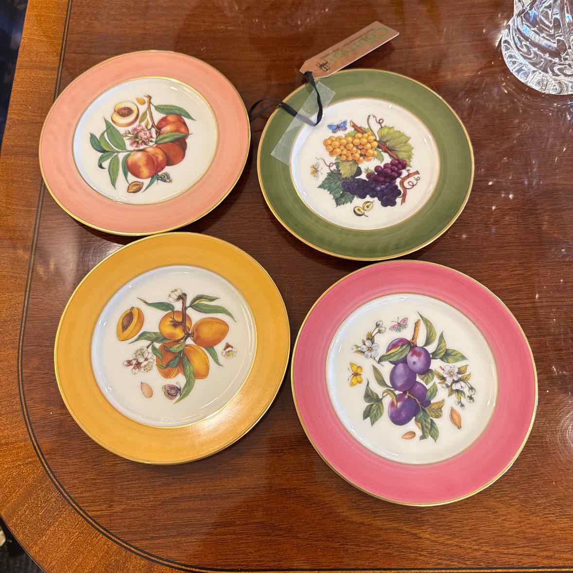 Four  Frank McIntosh Fruit Plates