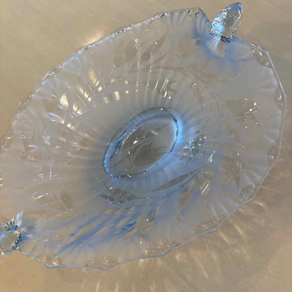 Fenton Cornucopia Frosted Bowl