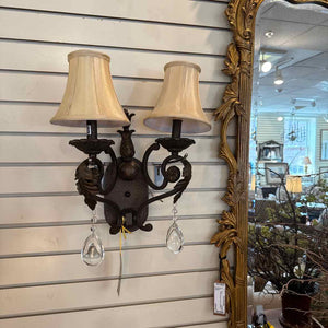 Pair Electric Sconces with Shades