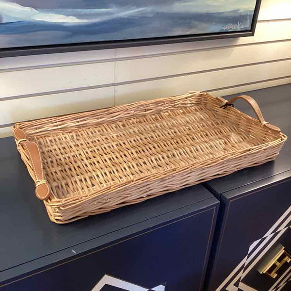 Rectangular Wicker Tray