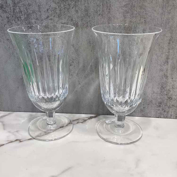 Seven Waterford "Golden Carina" Ice Tea Glasses/Chip On One Glass