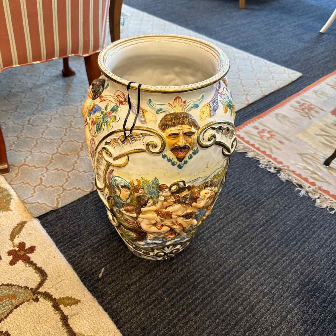 Large Capodimonte Vase
