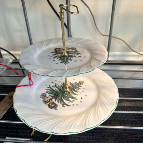 Two Tier Serving Piece