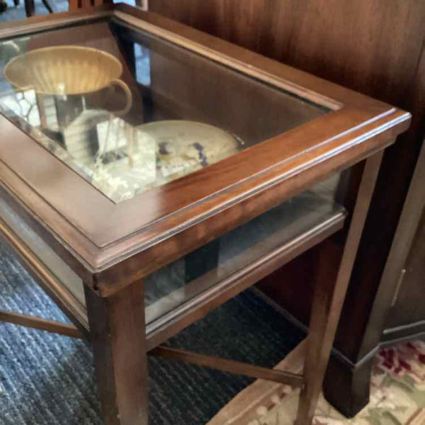 Glass Top Display Table