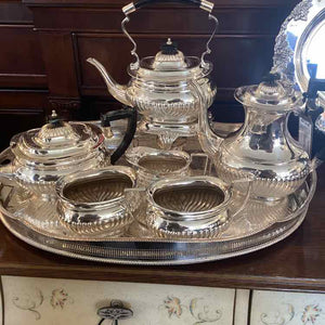 Eduardian Style Sheffield Tea Service