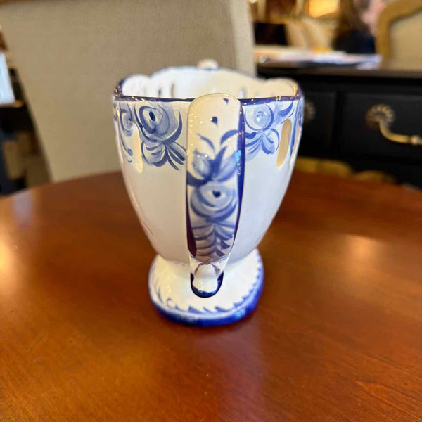 Vintage Alcobaca Footed Bowl