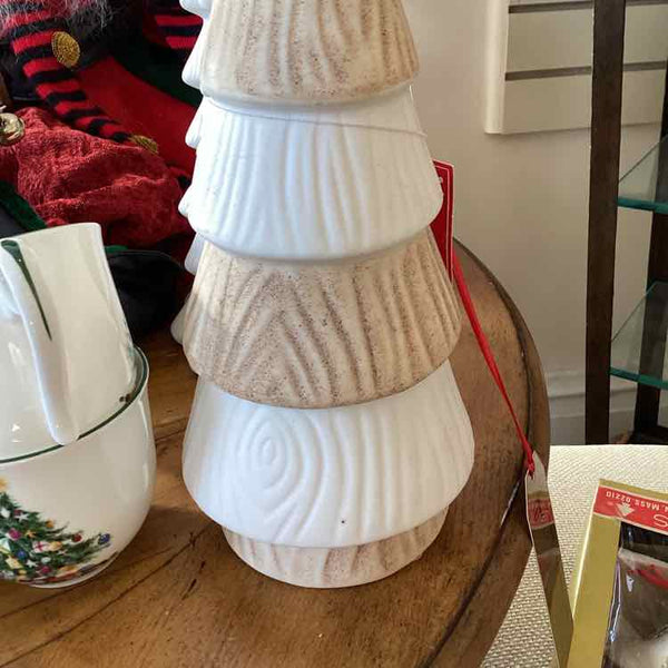 2 Tone Ceramic Light--up Tree
