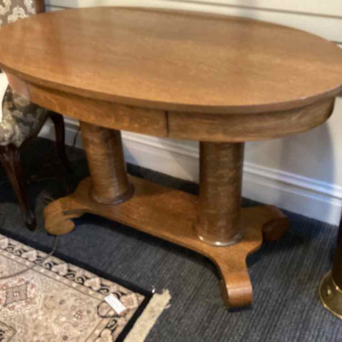 Vintage Entryway Oak Table