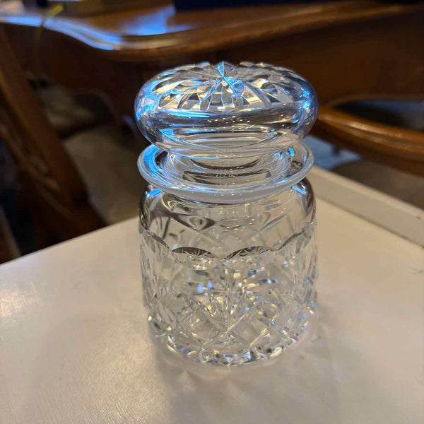 Cut Crystal Biscuit Jar