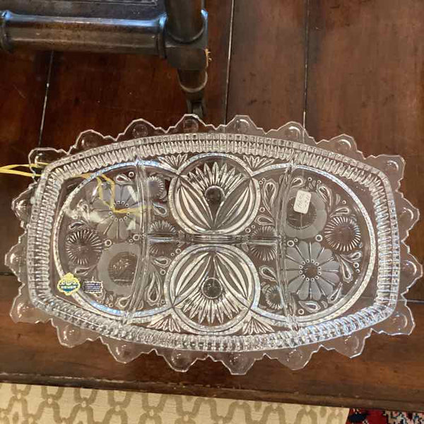 Crystal Divided Dish
