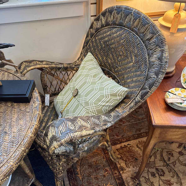 Bamboo Table and 2 Chairs
