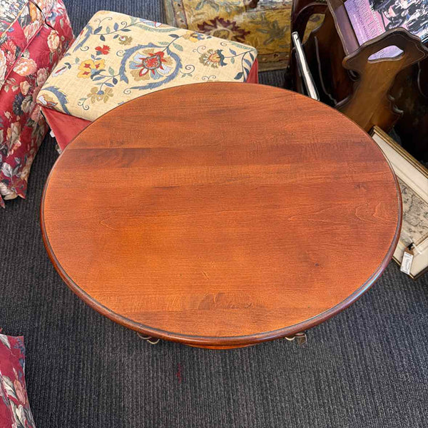 Ethan Allen Oval Side Table