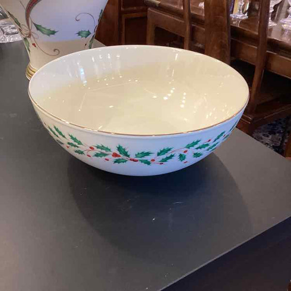 Lenox "Holiday Holly" Serving Bowl