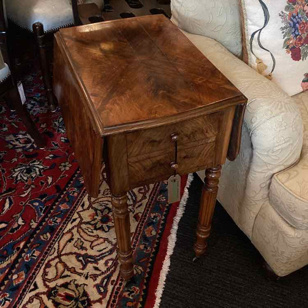 "As Is" Vintage Drop Leaf Side Table