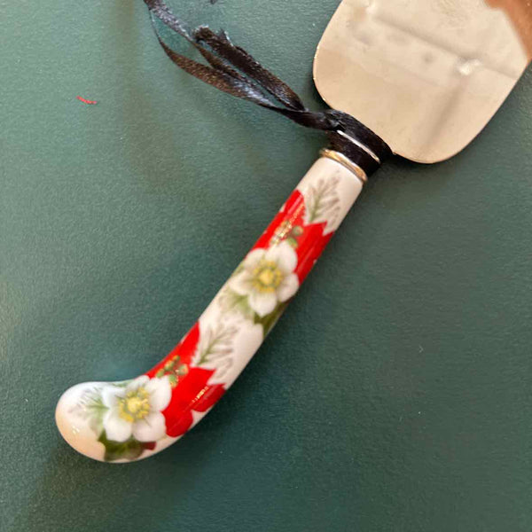 Prill Sheffield Poinsettia Cake Server