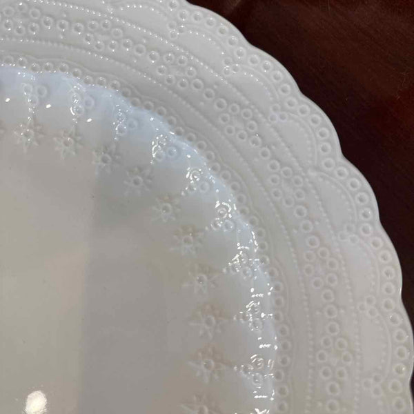 White Spode Plate