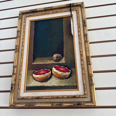 Grapefruit Still Life Oil Painting