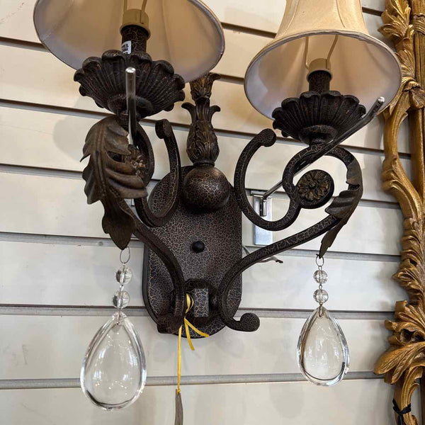 Pair Electric Sconces with Shades
