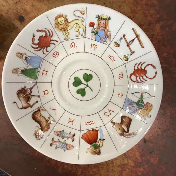 Staffordshire Zodiac Fortune Teller Cup & Saucer