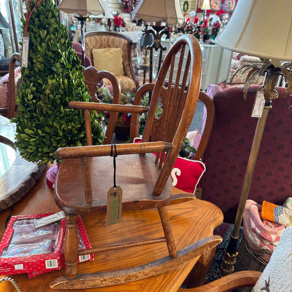 Vintage Child's Wooden Rocker